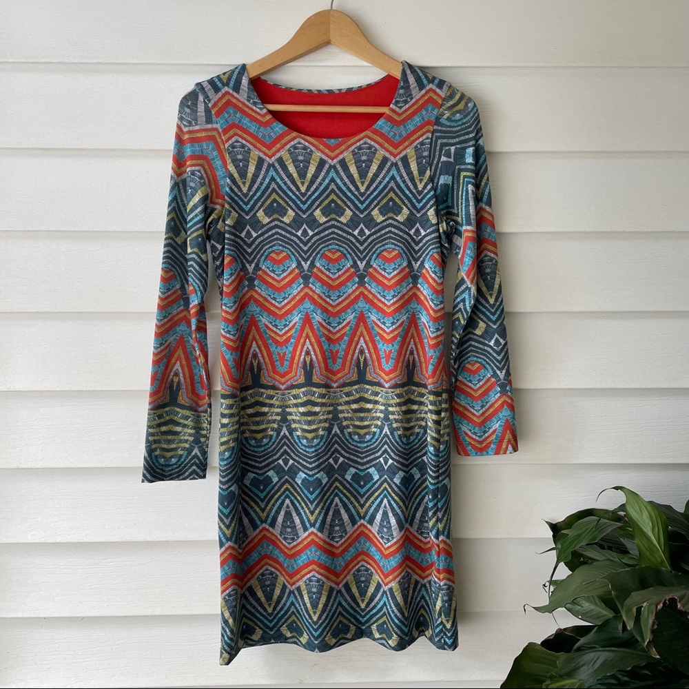 Nally & Millie geometric design dress Size Small